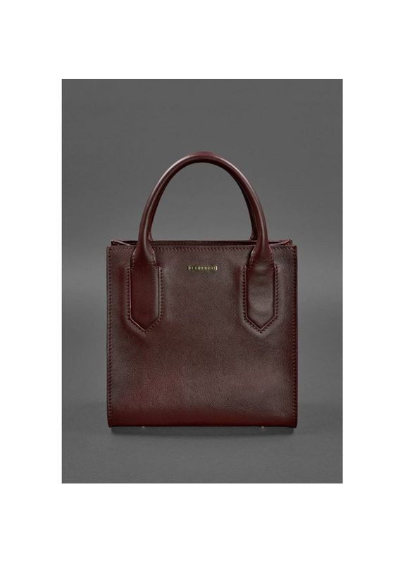 Жіноча шкіряна сумка через плече кроссбоді бордова BlankNote (302008794)