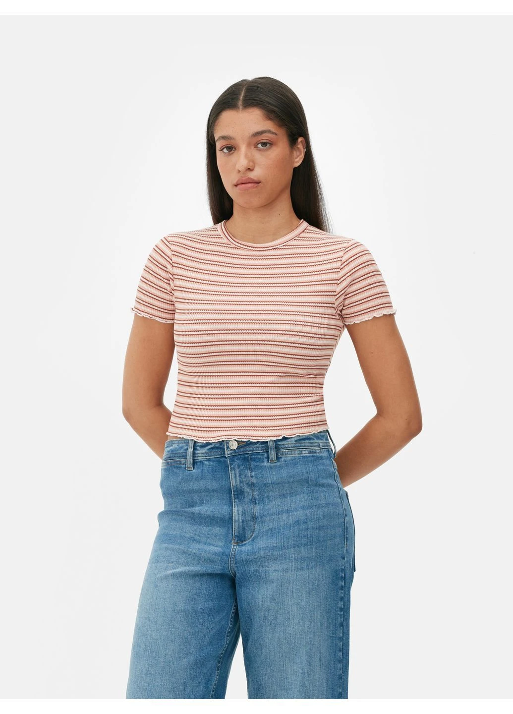 Топ літо,світло-рожевий в смужку, Primark (400286553)