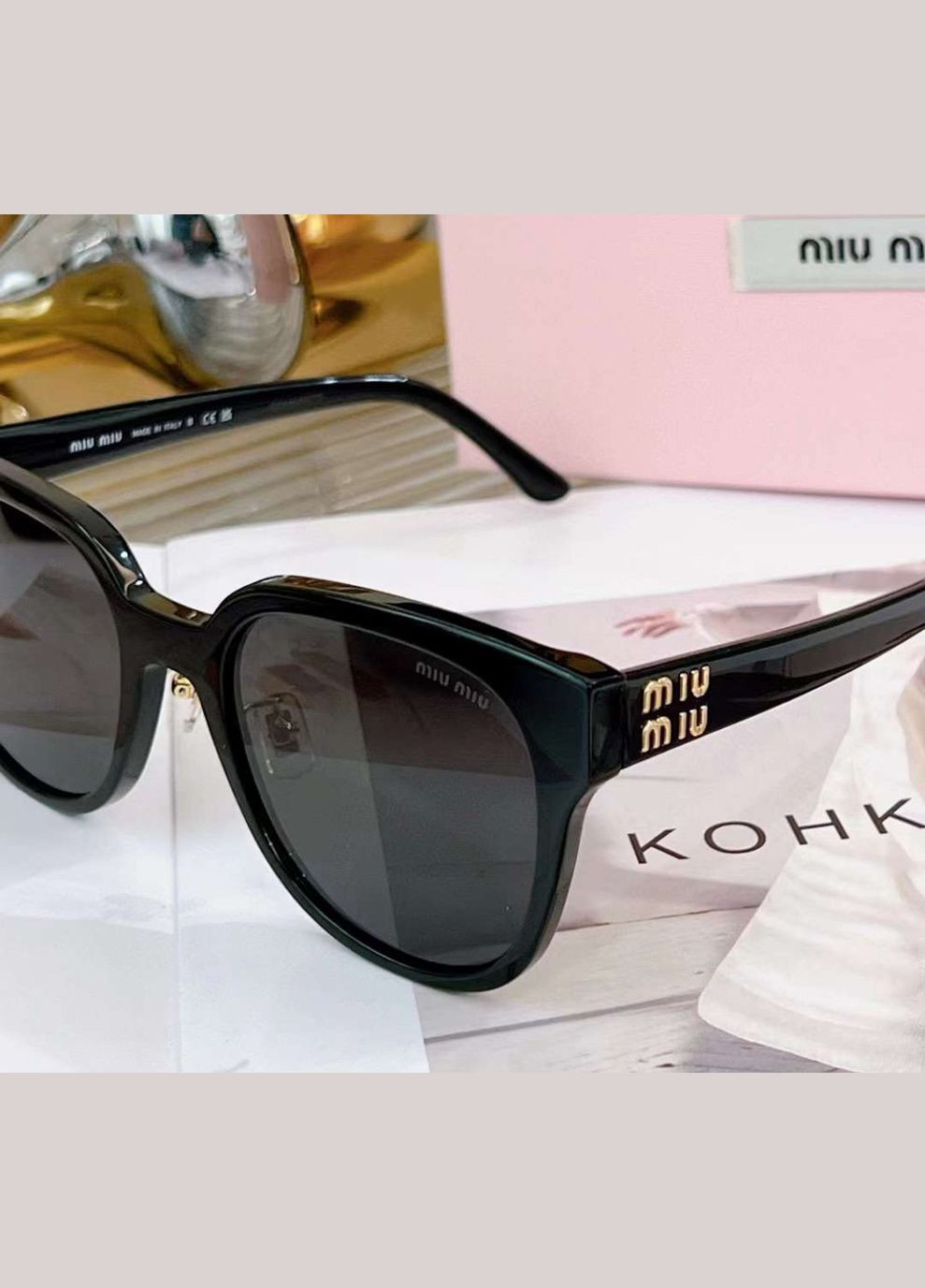 Женские солнцезащитные очки MU 01ZS LUX No Brand (322156675)