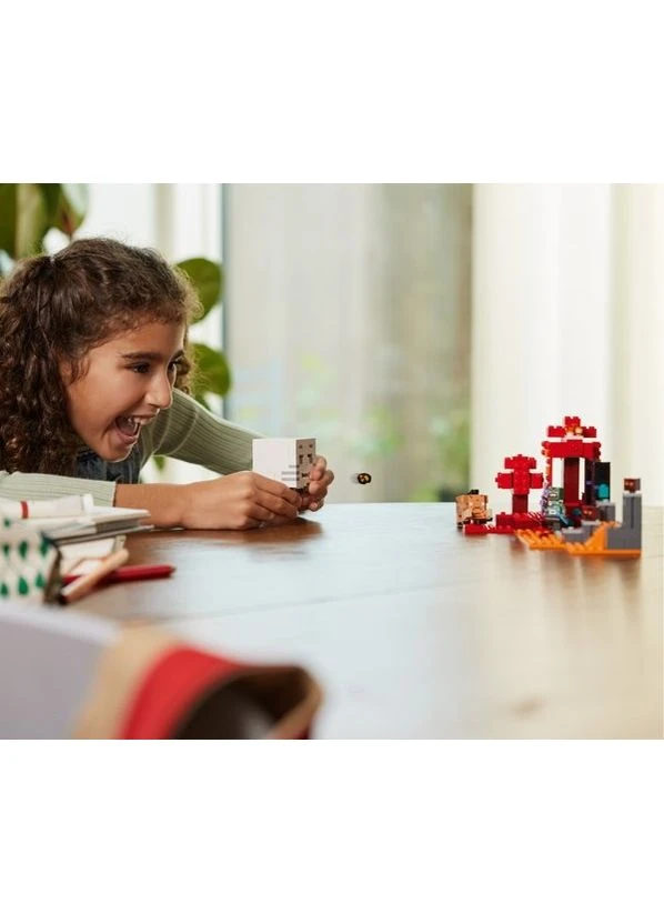 Конструктор Minecraft Засідка біля порталу в Нижній світ Lego (360427872)
