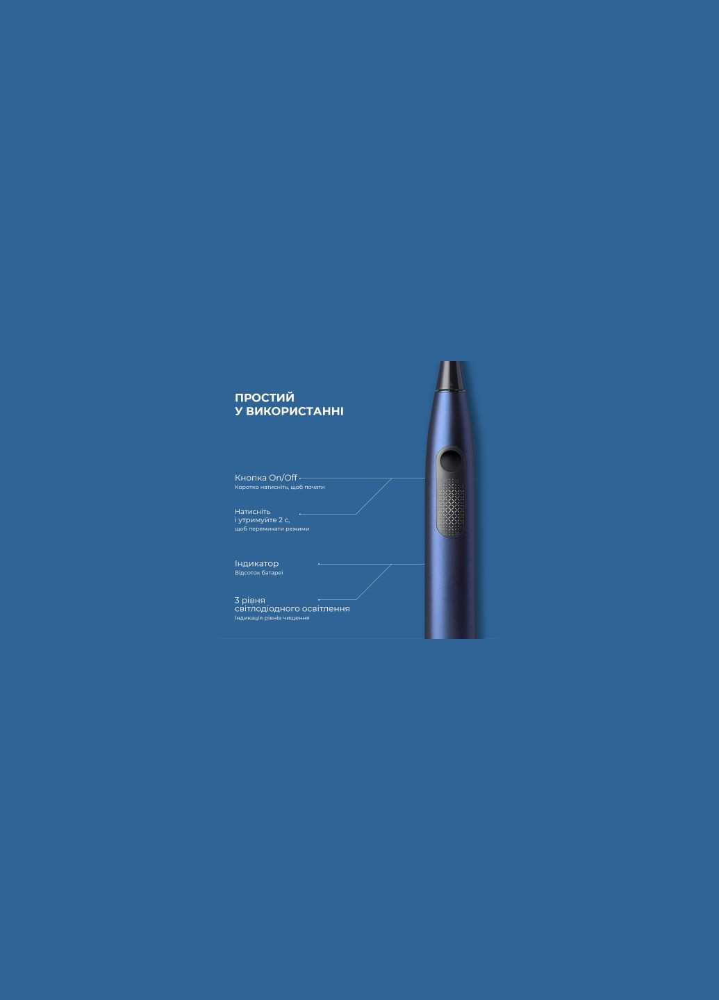 Електрична зубна щітка Oclean 6970810551501 (370914640)