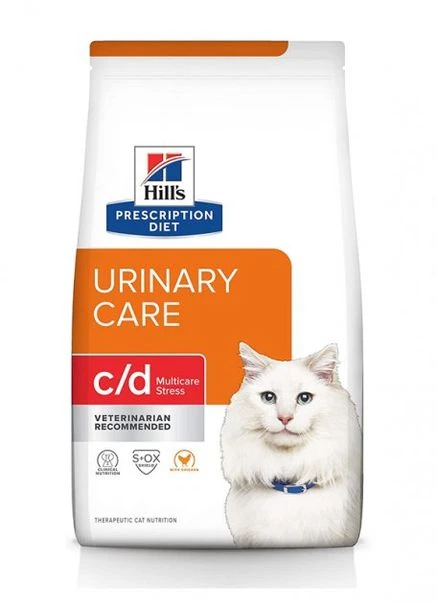 Сухий корм для кішок PRESCRIPTION DIET c/d Urinary Stress Feline Chicken з ідіопатичним циститом 1.5 кг Hill's (315932253)