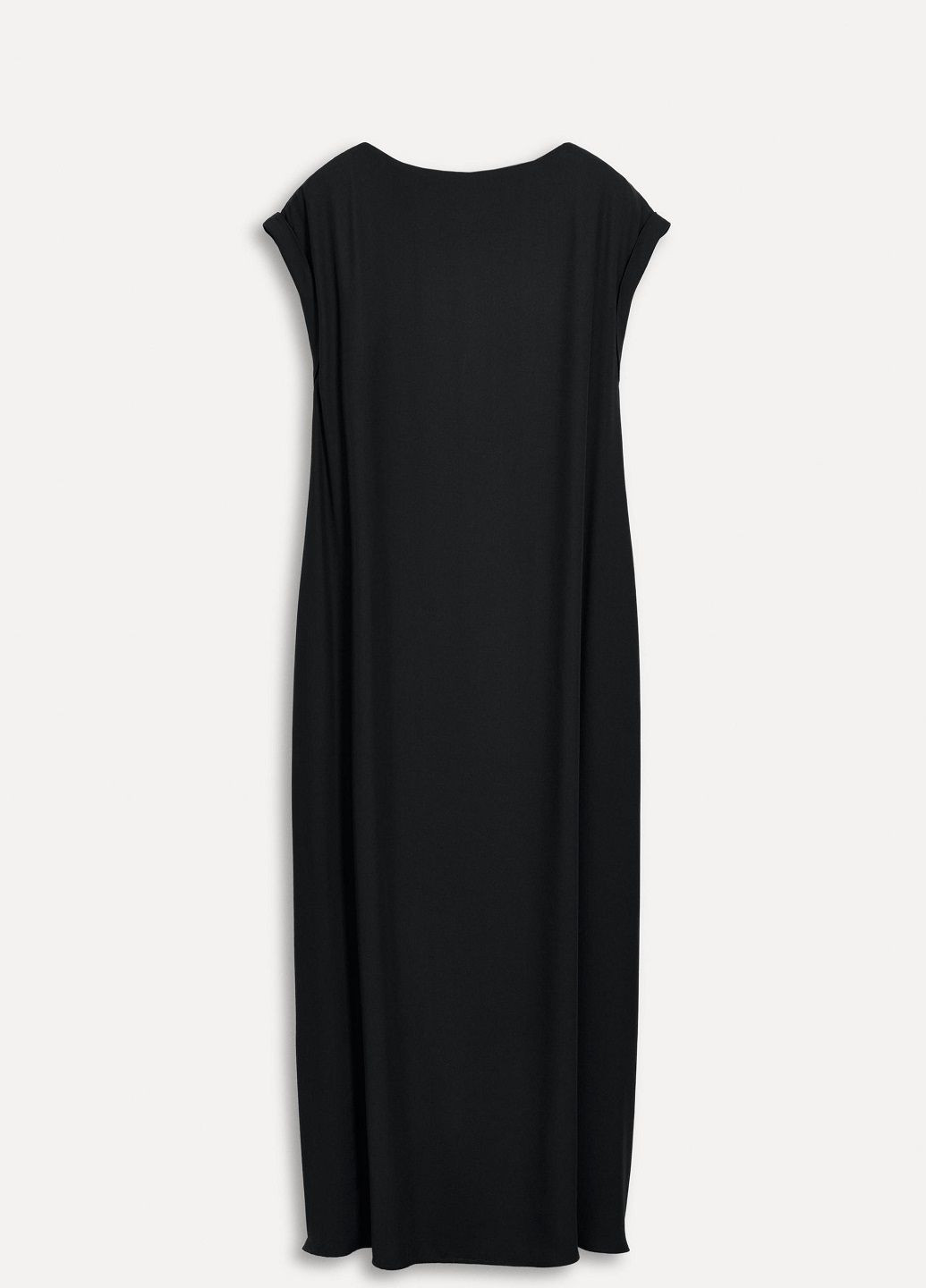 Чорна повсякденний сукня Zara однотонна