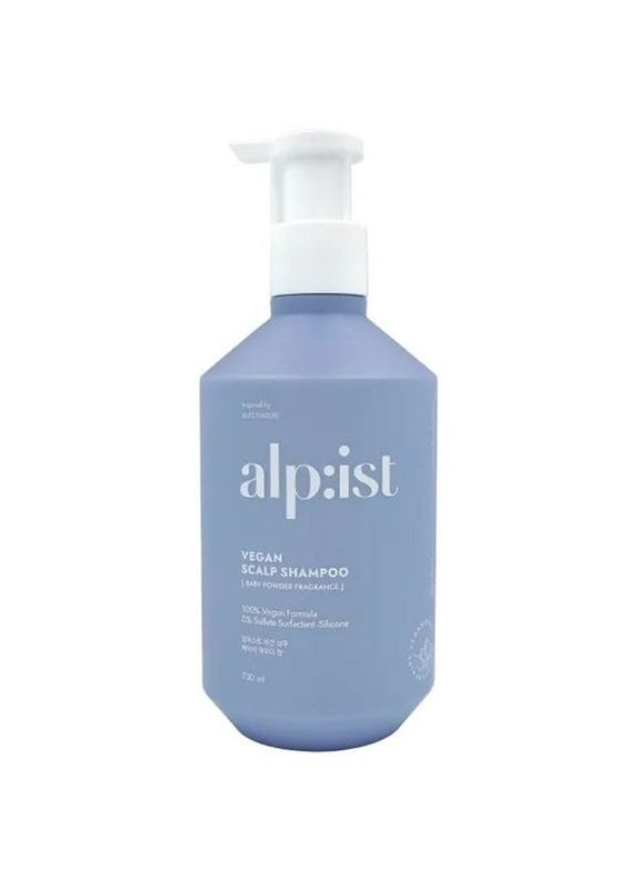 Шампунь для волосся Веган Дитяча пудра Альпіст 730 мл Aekyung (328309265)