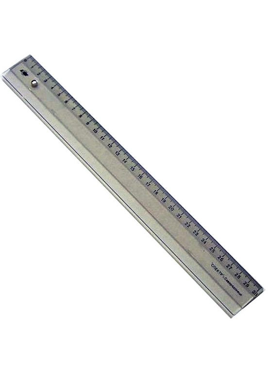 Лінійка 30 сантиметрів, прозора безбарвна ЛП-300П Спектр-Канцпласт (281999550)