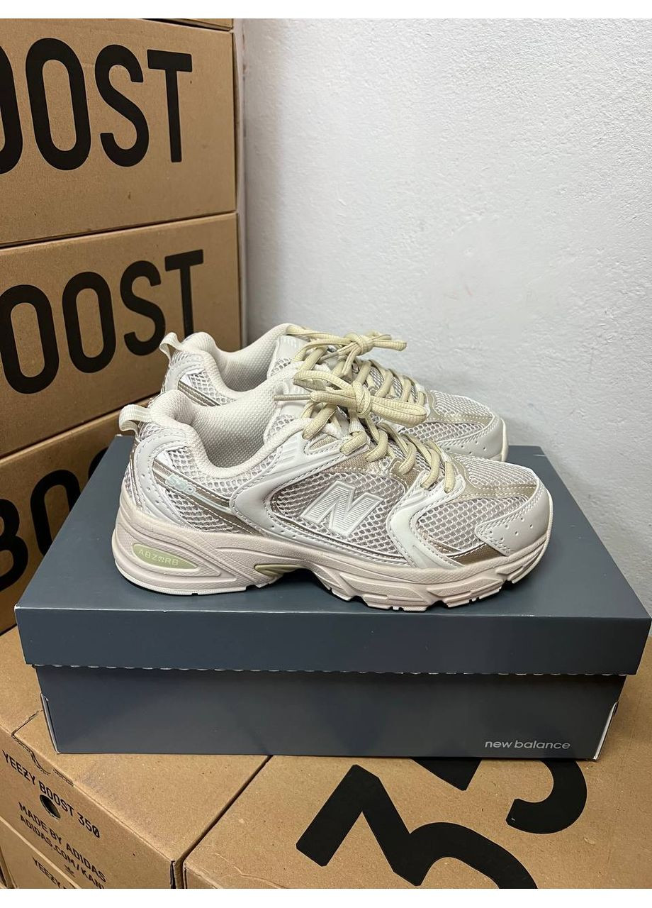КРОСІВКИ ЖІНОЧІ NEW BALANCE 530 BEIGE V2 НЬЮ БЕЛАНС 530 No Brand бежеві демісезони (368886128)