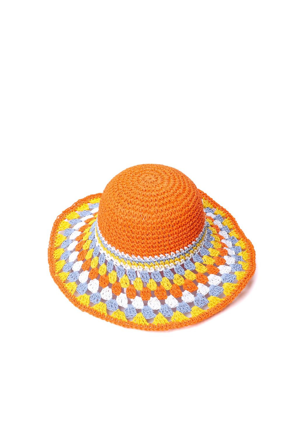 Капелюх із середніми полями жіночий в'язаний целюлоза помаранчевий БАНБЕРІ LuckyLOOK 819-252 (336025404)