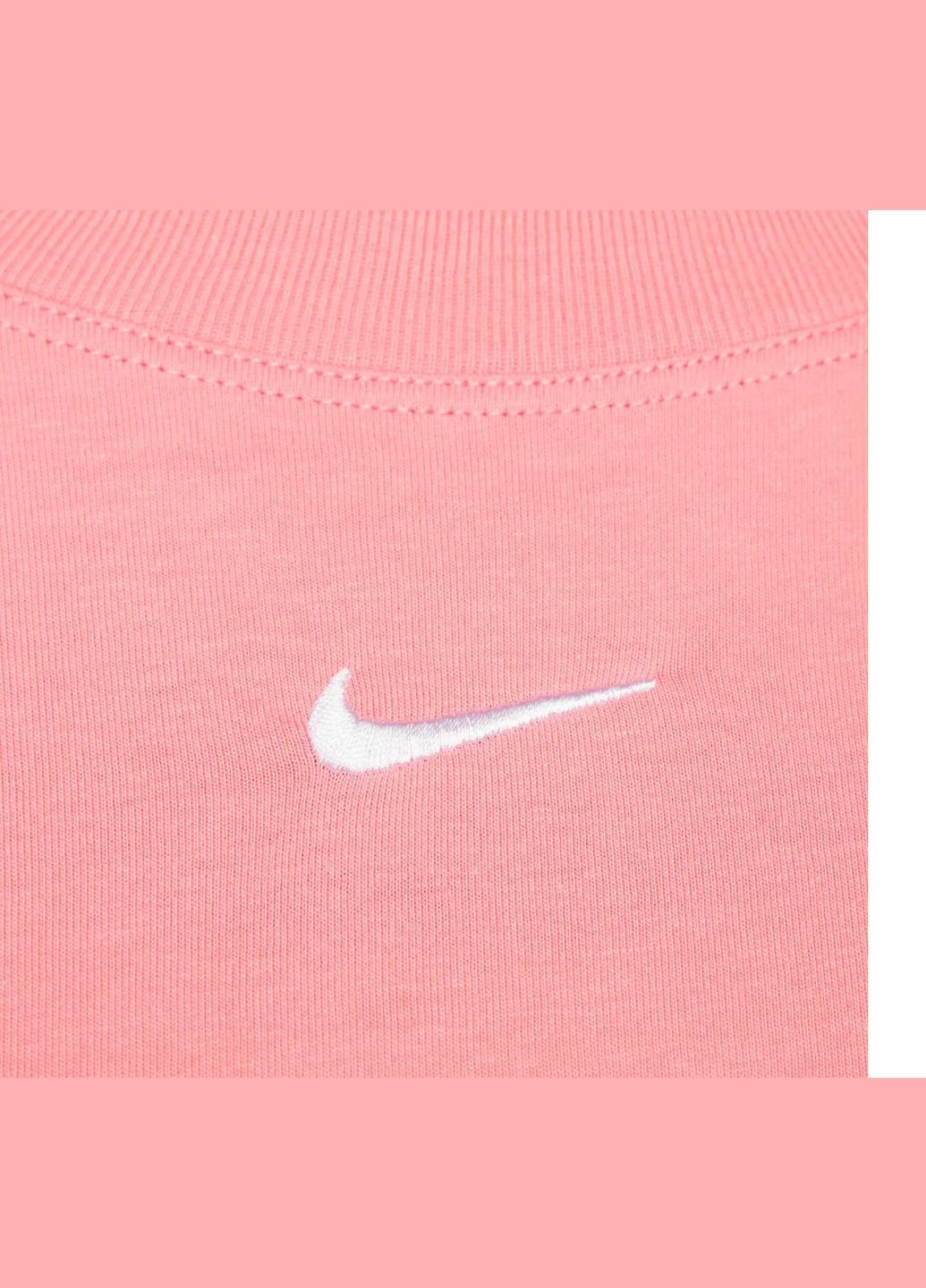 Розовая демисезон футболка w nsw essntl tee bf lbr Nike
