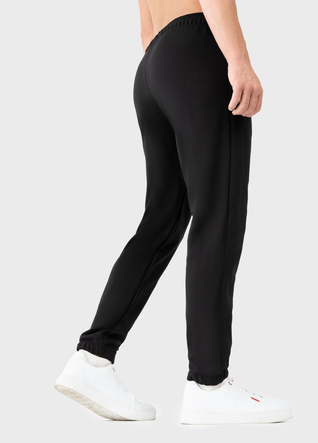 Штани чорні з трикотажу "Double face" 5XL Avecs (346269833)