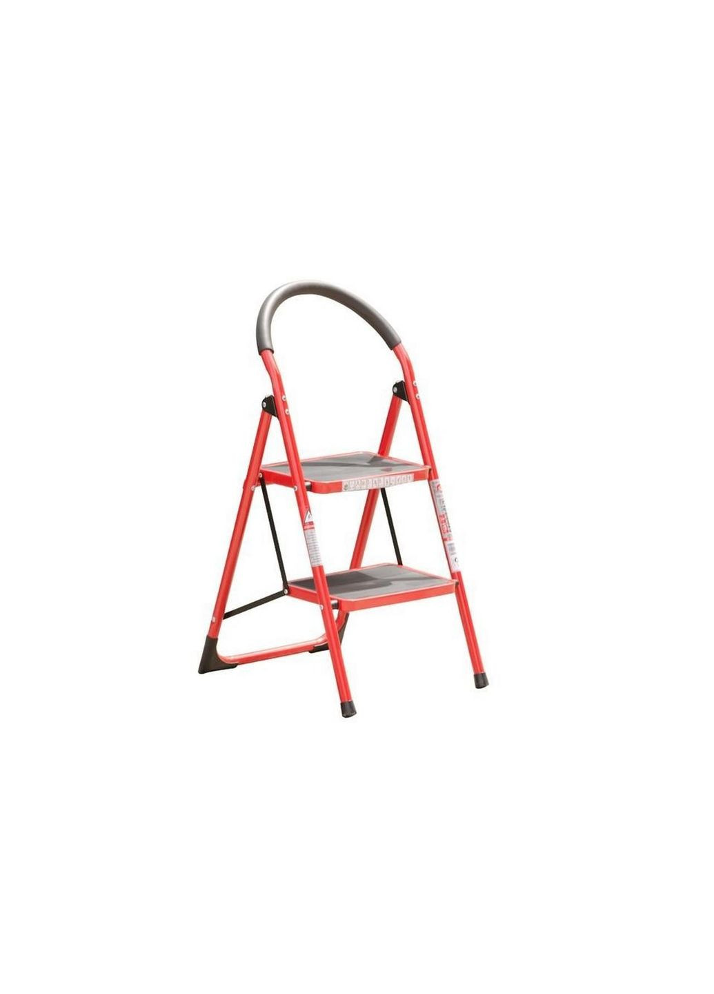 Стремянка 2 ступени стальная прочная для строительных работ 890 мм x 350 x 220 мм Intertool (362496601)