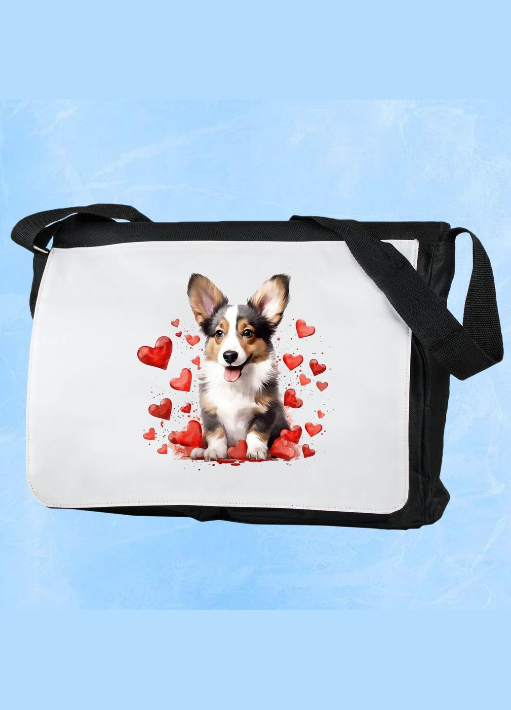 Мужская (женская) сумка через плечо для спортзала дорожная универсальная Собики #059 Черный No Brand (322119156)