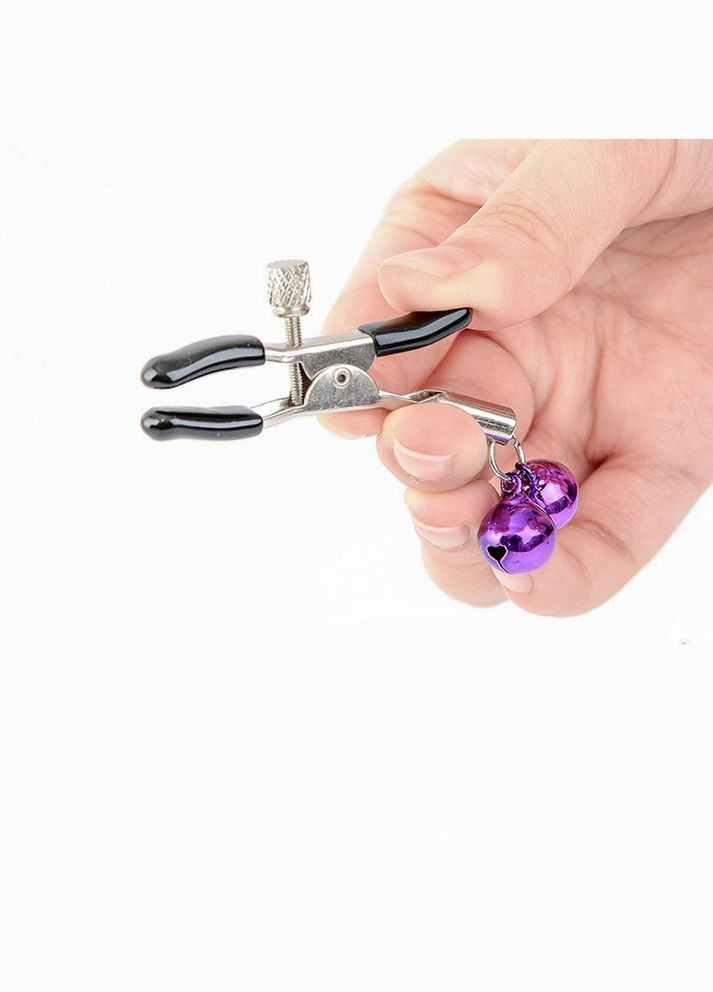 Затискачі для сосків металеві з регулюванням зусилля з дзвіночками Nipple clamps на соски China (317747453)