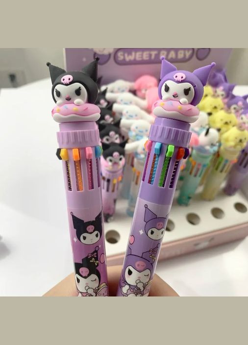 Куроми ручка Санрио Kuromi Sanrio ручка шариковая ручка с рисунком аниме, игрушка в подарок желтая NECA (280258069)