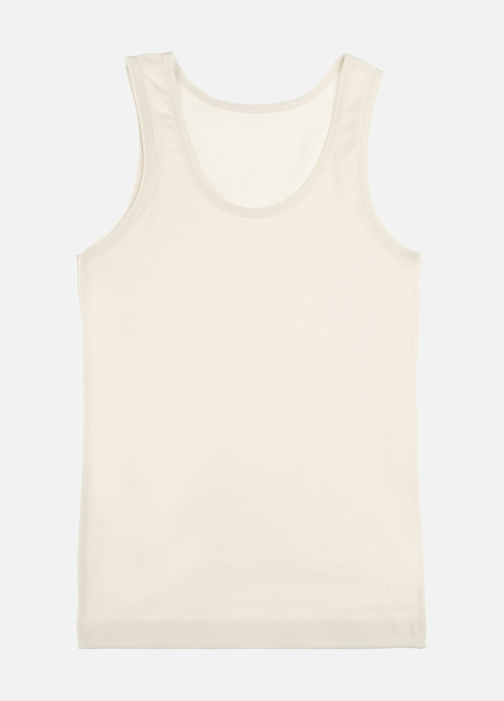 Майка с широкими бретелями для девочки цвет молочный ЦБ-00257766 Donella (300149887)