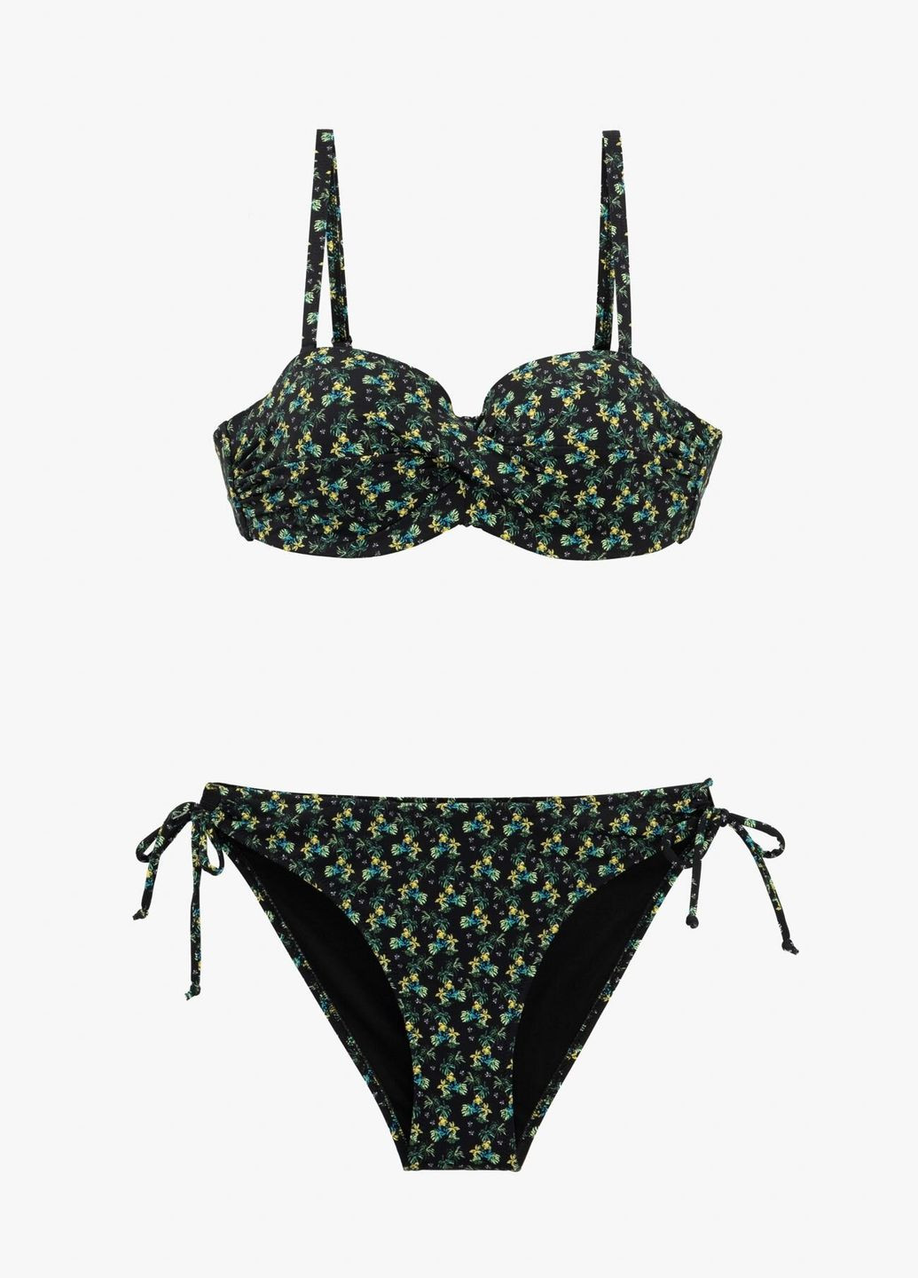 Чорний демісезонний купальник з візерунком жіночий 5606 shop (2000990918871) On me