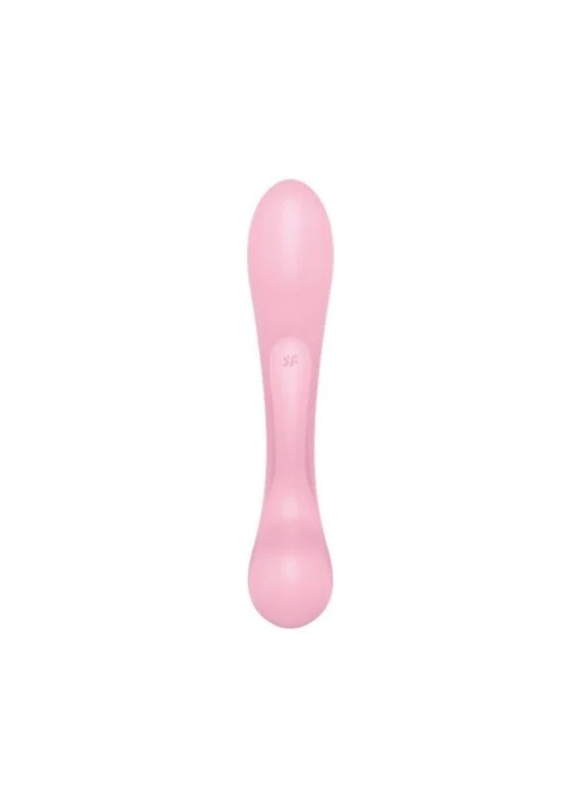 Двосторонній вібратор-кролик Triple Oh Pink (м'ята упаковка!!!) Satisfyer (397539664)