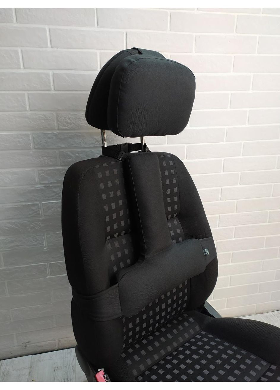 Ергономічні подушки накладки EKKOSEAT на автокрісла. Комплект – два в одному. Чорний. AV-2H3H-102 Ekko Seat (353718890)