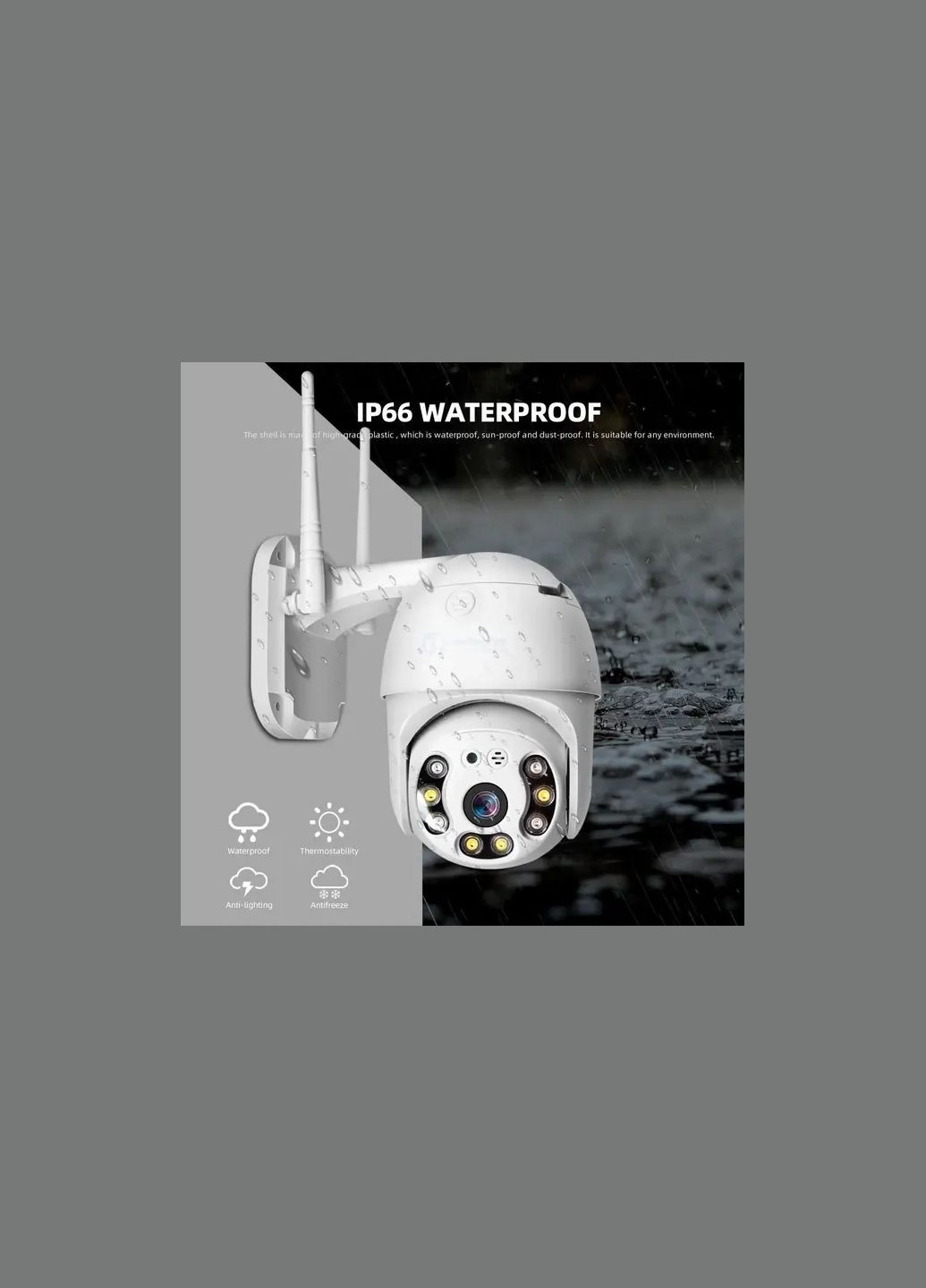 Вулична поворотна IP камера відеоспостереження WiFi N3 6913 - 2mp ICSee - камера зовнішнього спостереження для дому Digital (371357638)