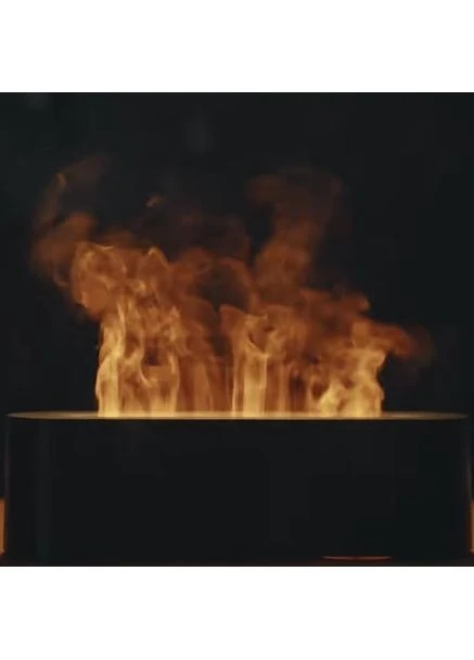 Зволожувач повітря - арома дифузор Diffuser А3 c пультом, ультразвуковий зволожувач з ефектом полум'я No Brand (386149568)