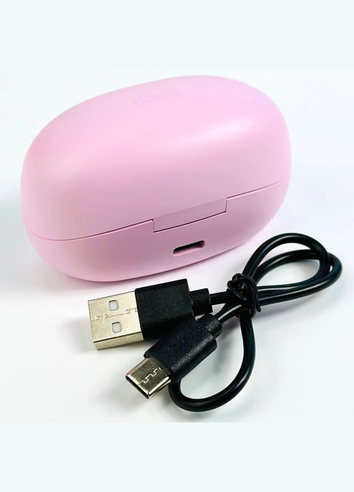 Бездротові навушники EW57 Auspicious clip-on TWS стереогарнітура в кейсі рожева Hoco (301406813)