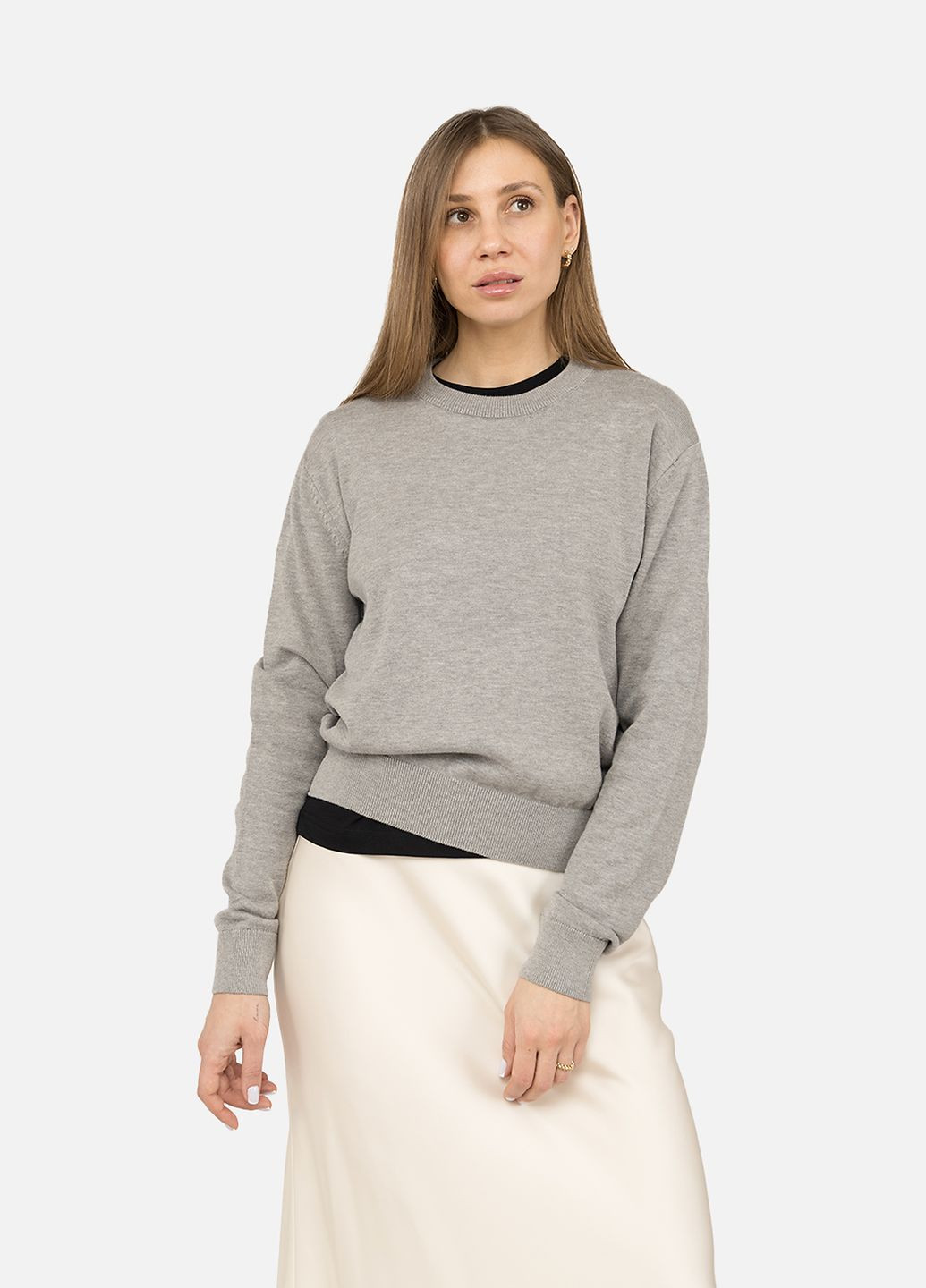 Джемпер женский цвет серый ЦБ-00270099 Yuki (322220892)
