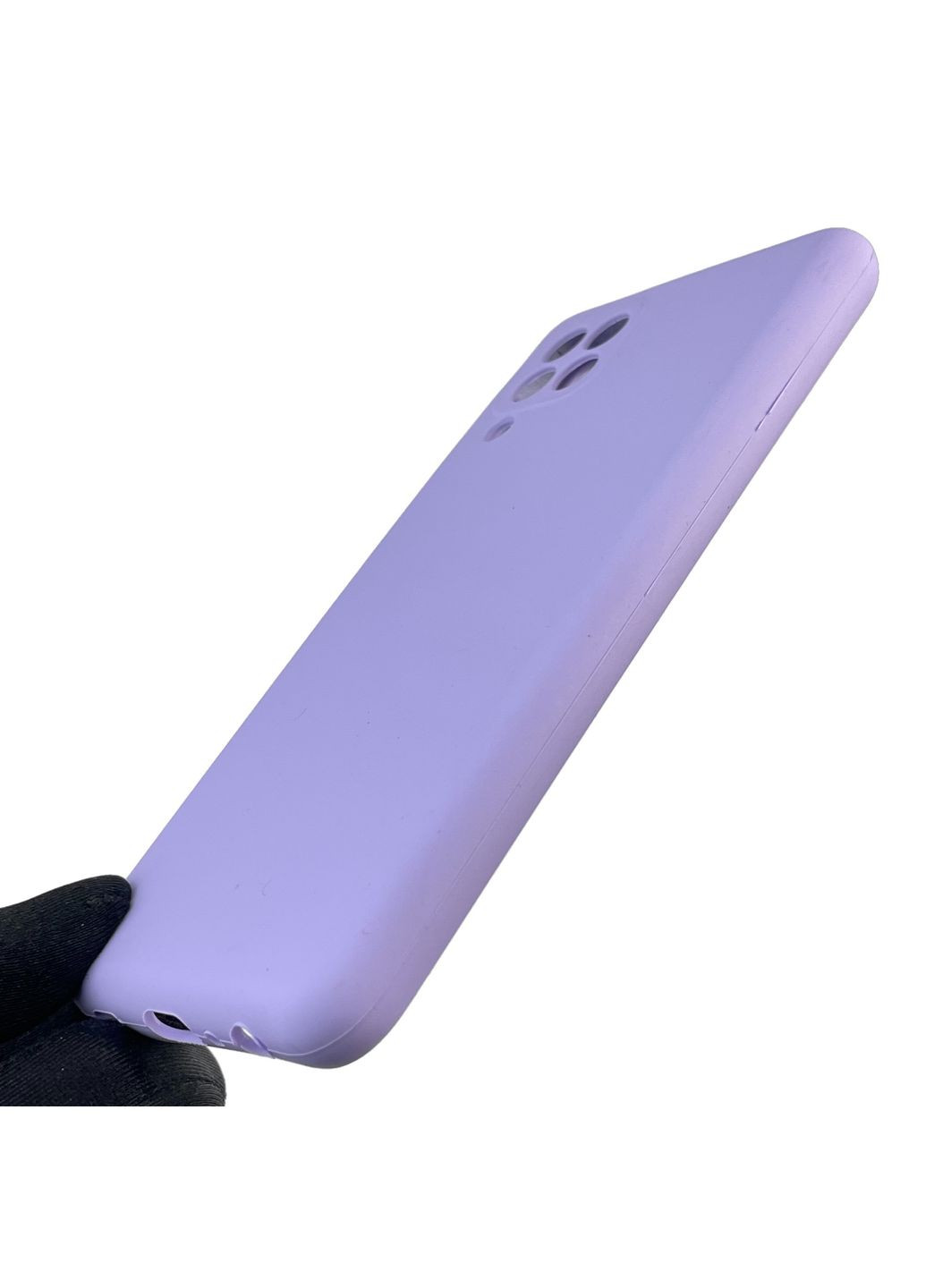 Чохол для Galaxy M22 4G (SM-M225F) силіконовий з мікрофіброю нековзний на самсунг м22 4г бузковий Samsung (366386495)