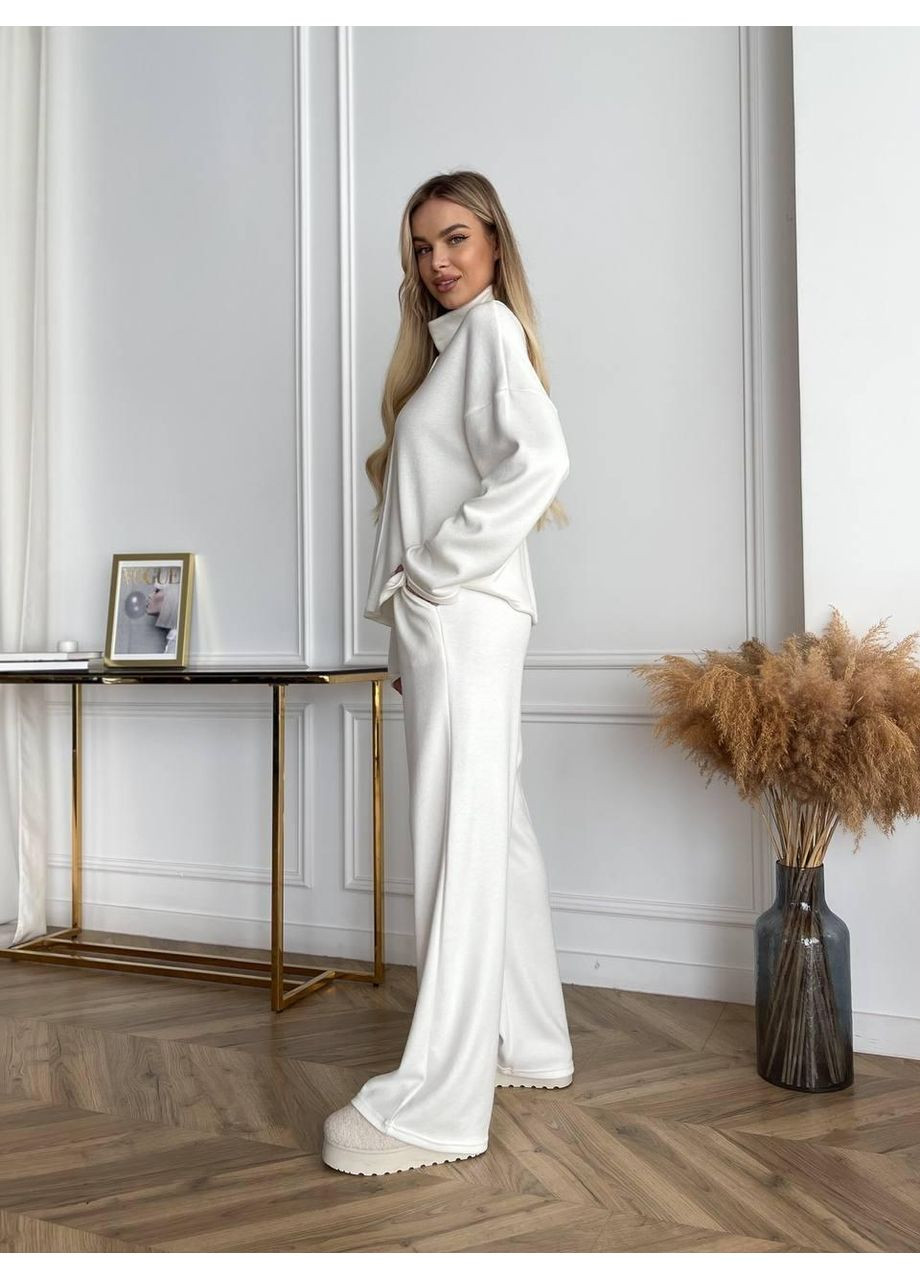 Костюм женский двойка из ангоры теплый удобный свободного кроя на осень оверсайз JUGO Staetska 138 (358501649)