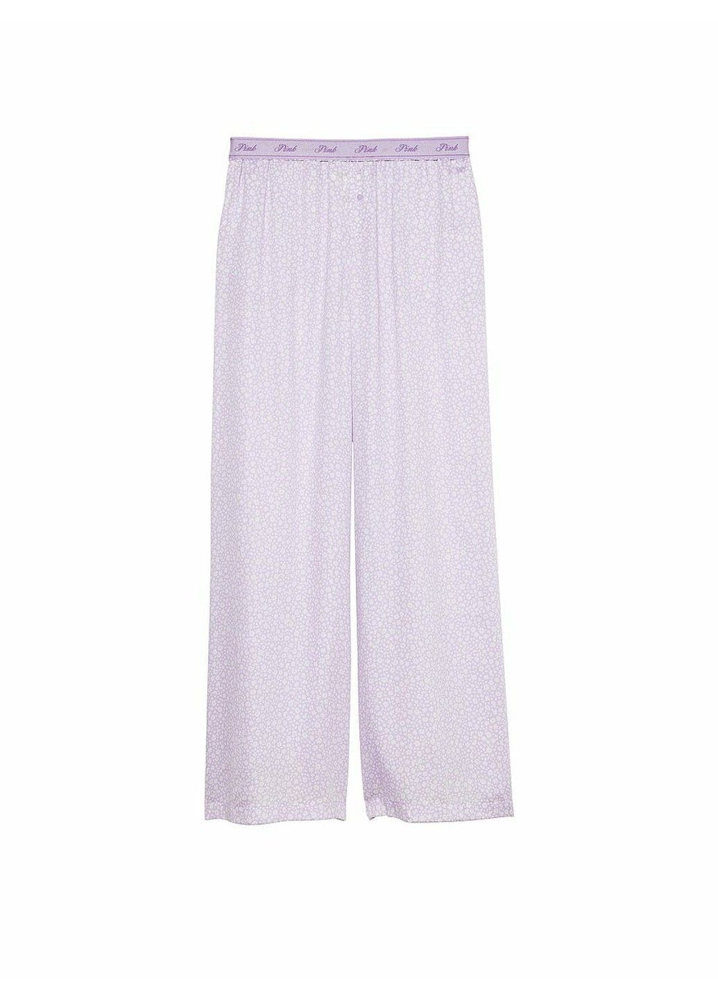 Комбинированная всесезон пижама с брюками pink long-sleeve sleepshirt & pants Victoria's Secret