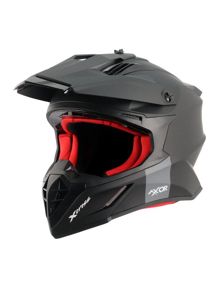 Мотошлем X-Cross SC Black/Red Матовый, размер Axor (356775634)