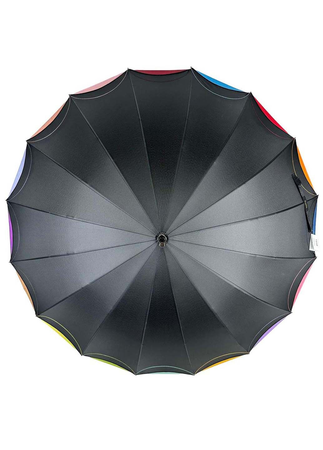 Женский зонт-трость полуавтомат на 16 спиц Susino (289977539)