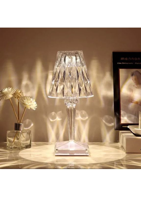 Настільна лампа Diamond Design Сучасний світлодіодний LED Light Touch USB Domotec (363832350)