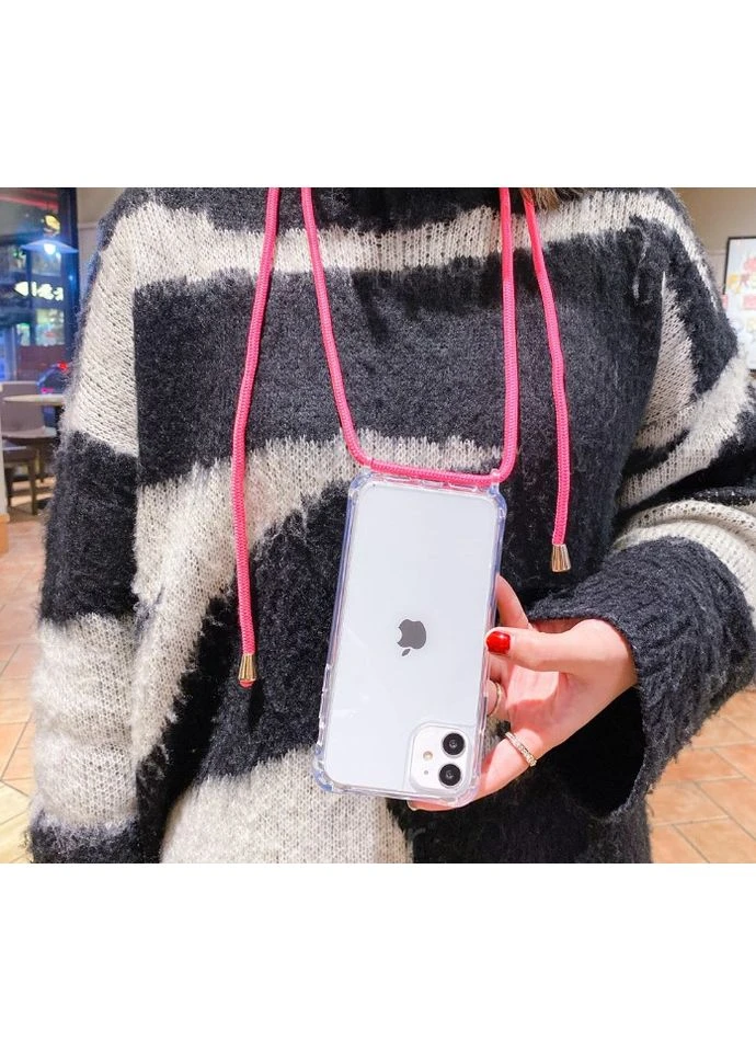 Протиударний чохол зі шнурком для Apple Iphone 11, Crossbody Iphone 11, чохол на айфон 11 силіконовий Case (396507783)