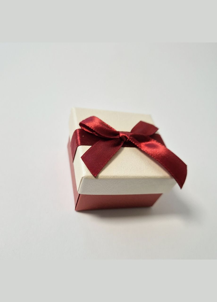 Картона Коробочка Бант футляр для кольца серьг подвески (Оплата доставки за счет покупателя) No Brand (306742909)