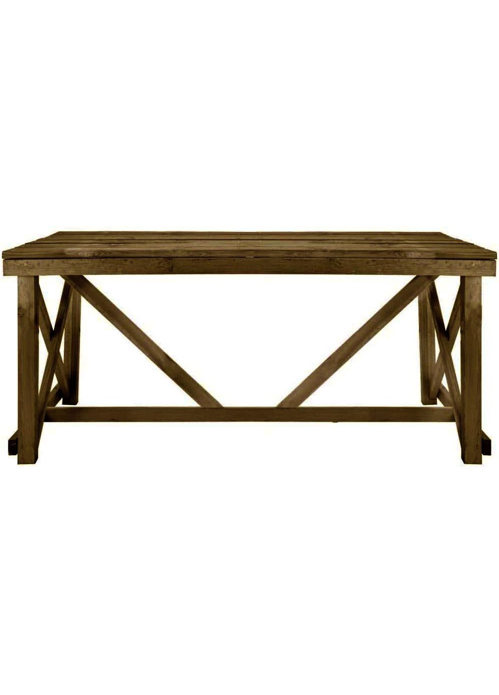 Стол садовый из дерева Мулане капучино (СТС-001409) No Brand (328960963)