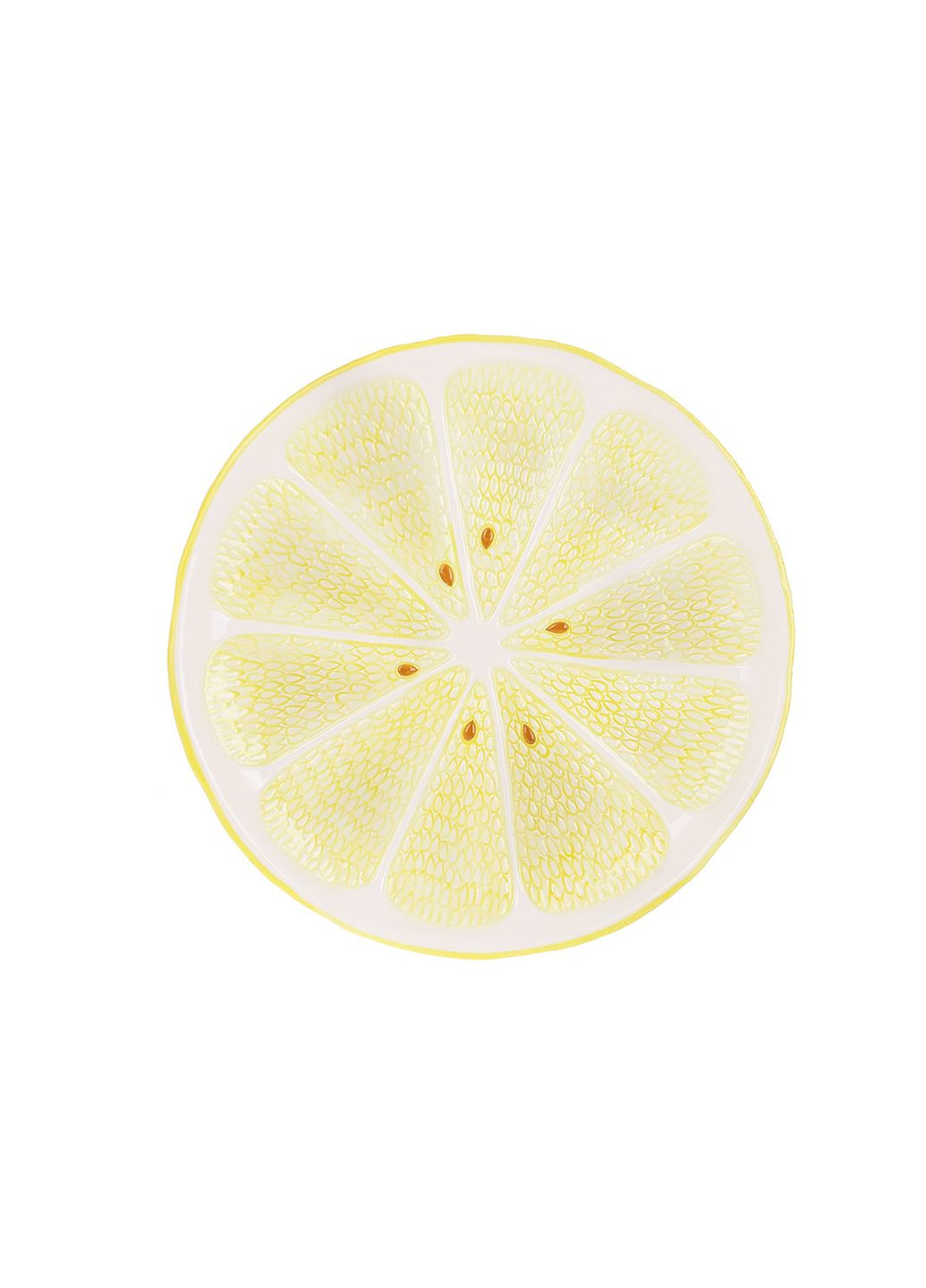 Блюдо керамическое Lemon, D25.5см, цвет-желтый Блюдо керамическое Lemon, D25.5см, цвет-желтый BonaDi (292309889)