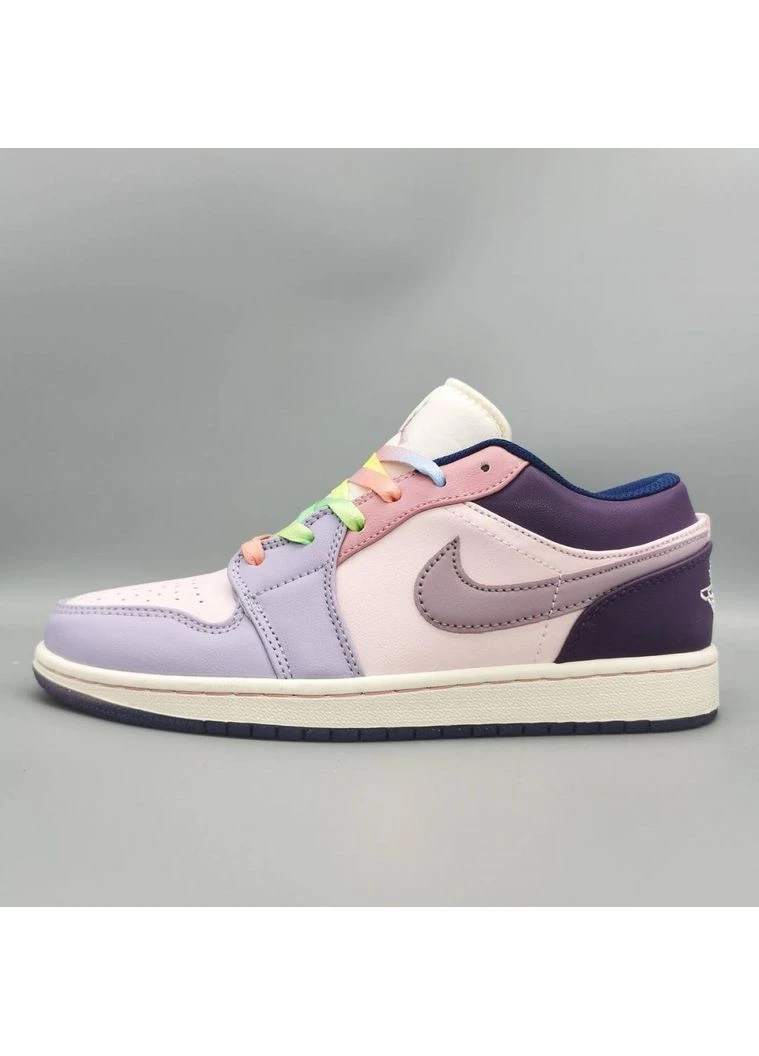 КРОССОВКИ ЖЕНСКИЕ NIKE AIR JORDAN 1 LOW PASTEL PURPLE НАЙК АИР ДЖОРДАН ФИОЛЕТОВЫЕ No Brand фиолетовые демисезоны (392006793)