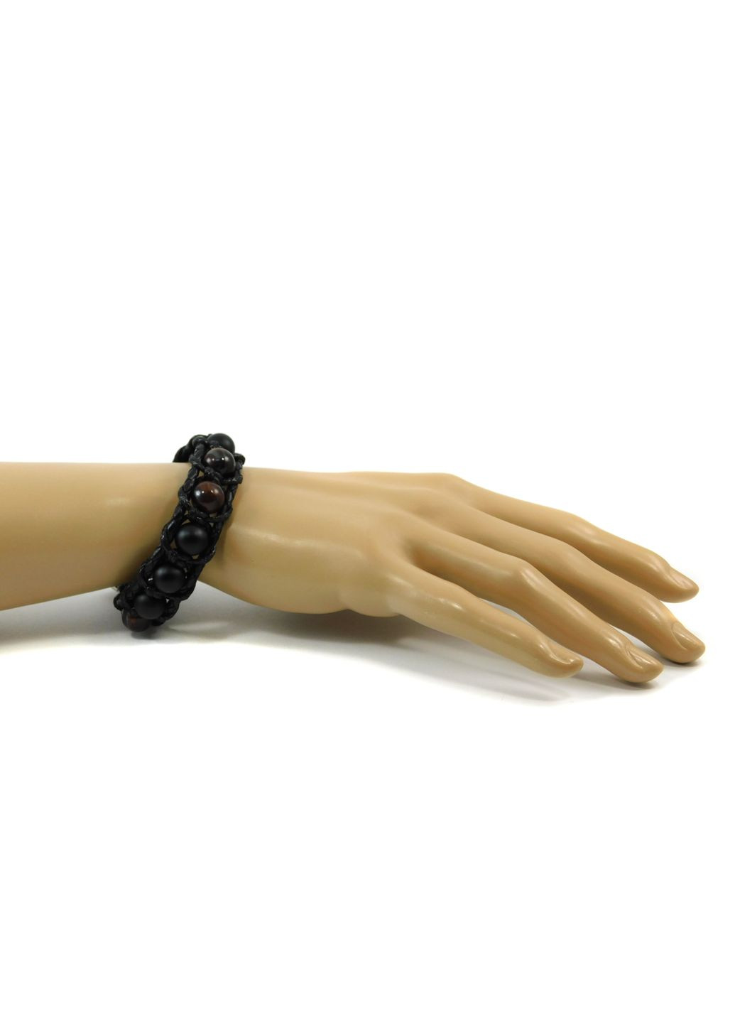 Эксклюзивный браслет кожа "Арест" Бычий глаз, Шунгит 17 Fursa fashion (322314856)