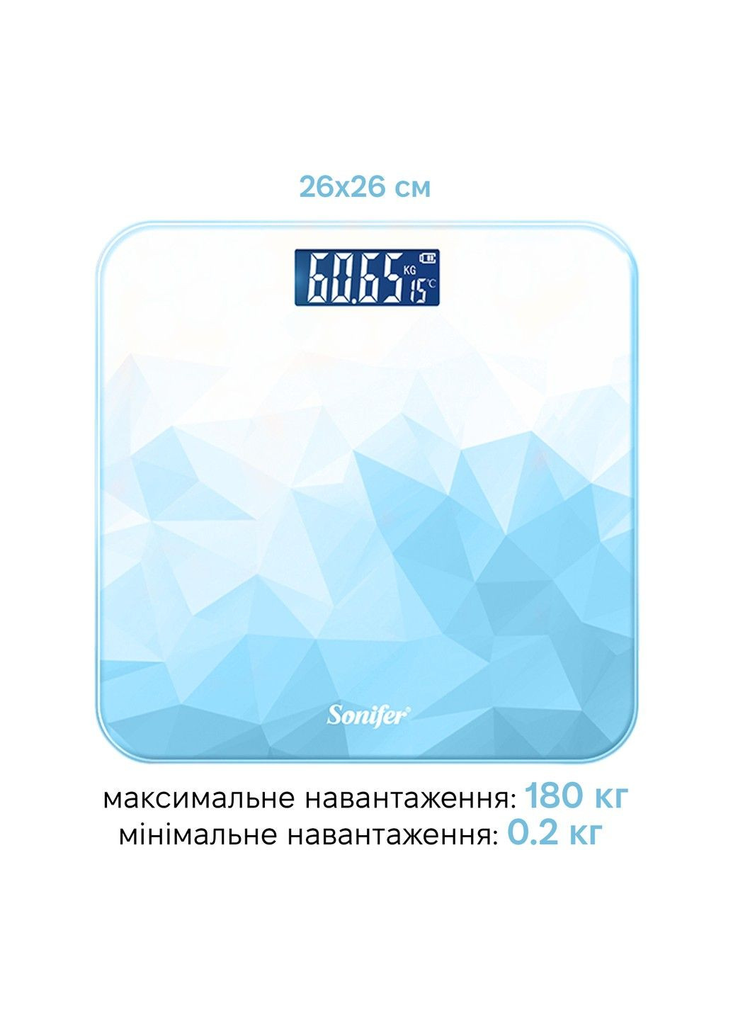 Ваги підлогові SF-1909 blue Sonifer (313612027)