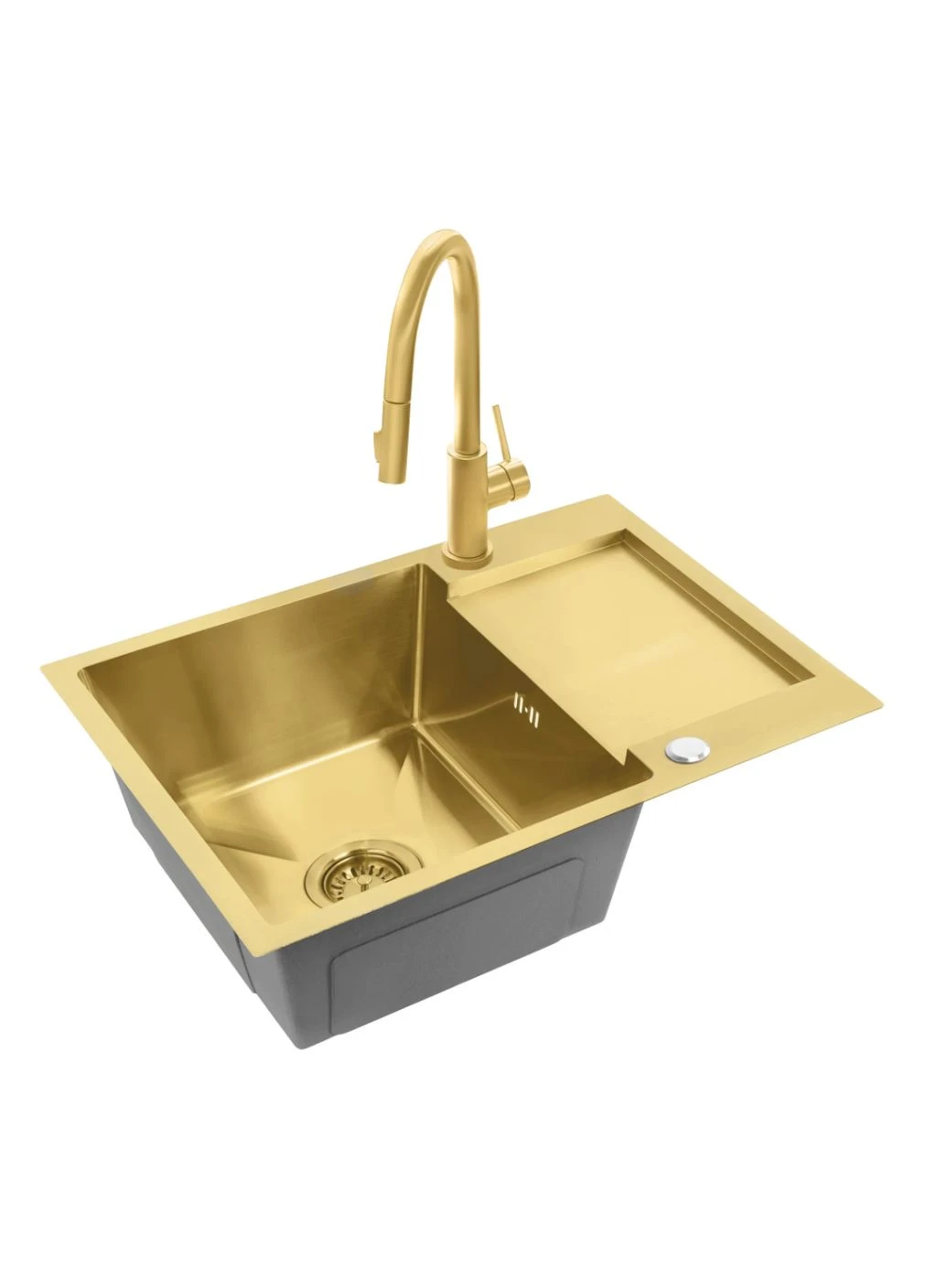 Сталева кухонна мийка PAUL BRUSHED GOLD сталева кухонна мийка PAUL BRUSHED GOLD Rea (388151680)