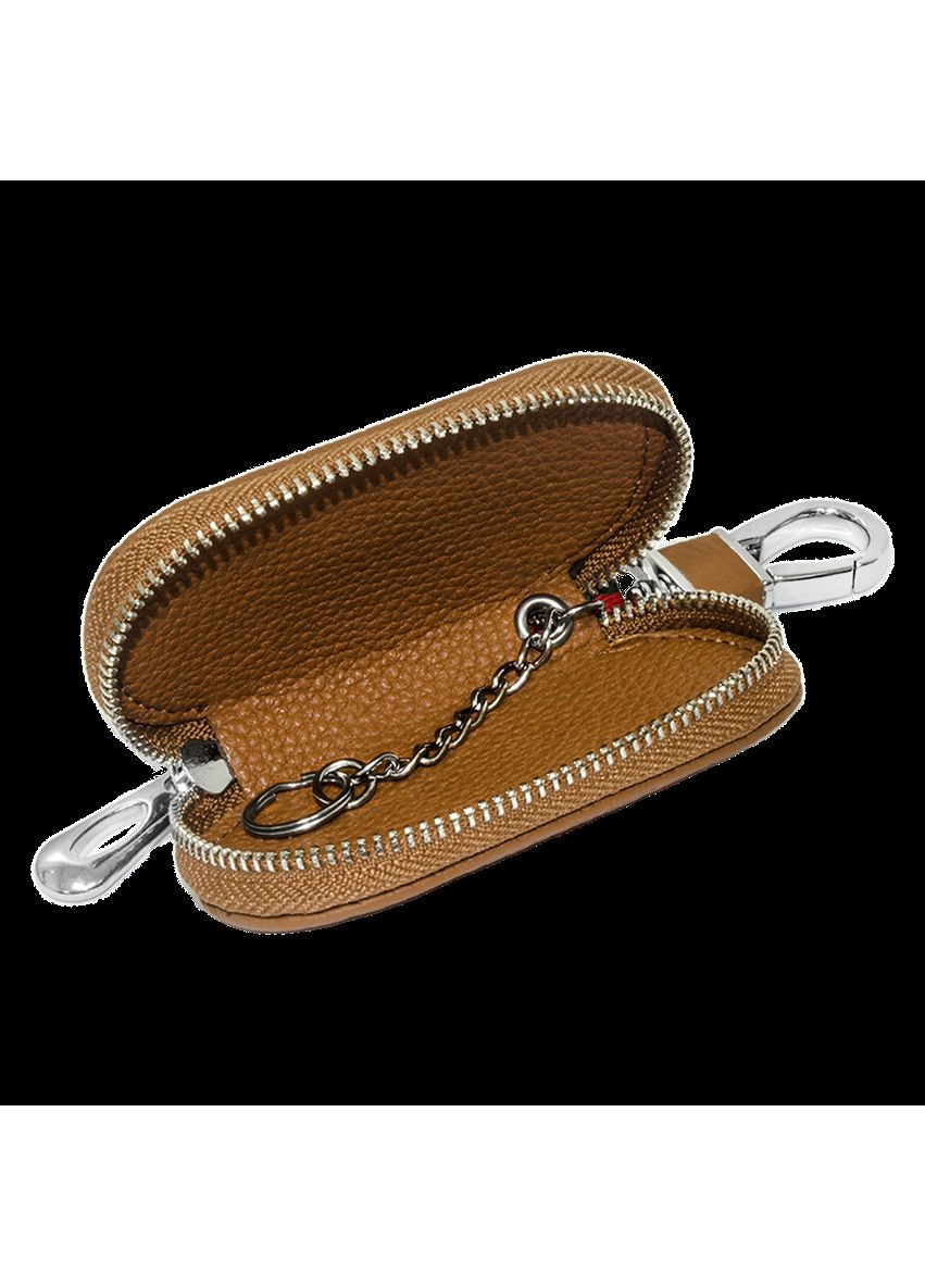 Ключниця, шкіряна автоключниця з логотипом РЕНО (коричнева 20001) Renault (360949324)