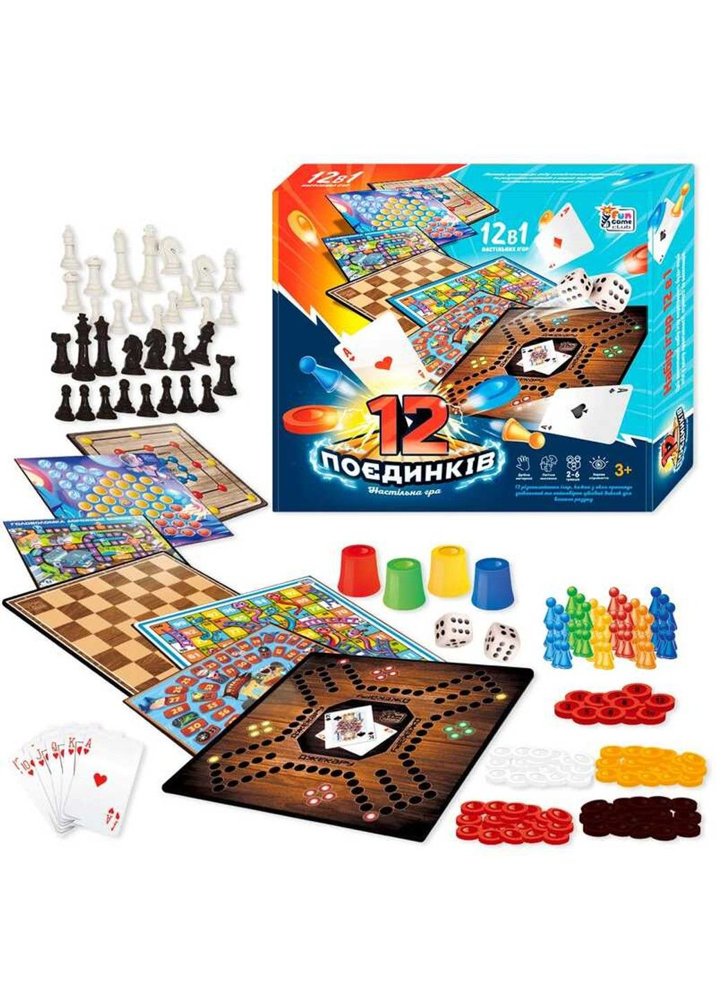 Настольная игра 12 Поединков 4FUN Game Club (315765034)