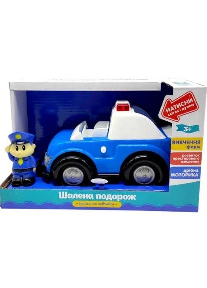 Машина музична "Грайся та навчайся" (23,5*11,5*14,5 см) Країна іграшок (386696203)