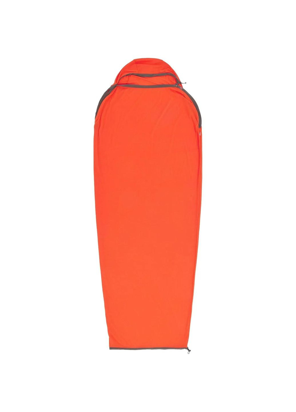 Вкладыш в спальник Sea to Summit Reactor Extreme Sleeping Bag Liner, Spicy Orange, Compact, Mummy w/ Drawcord, 177 см None (361659852)