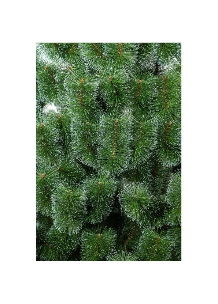 Новорічна штучна сосна Мікс засніжена 220 см Зелена 4829221400224 Siga Group (317304519)