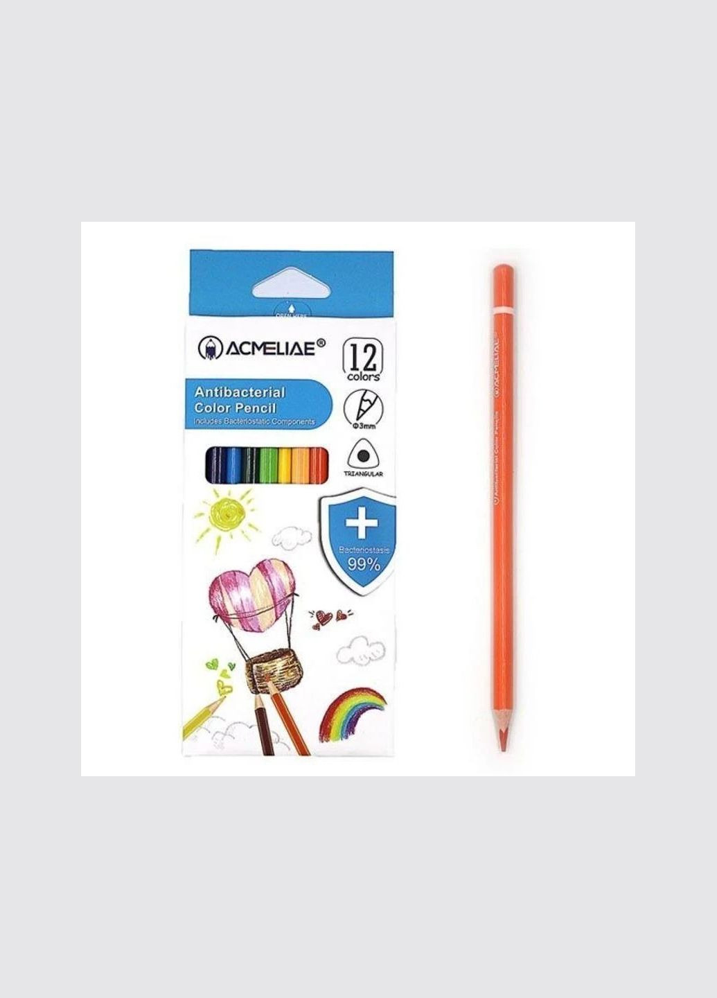 Карандаши цветные 43879-12 12 цветов shop (6970254438796) Acmeliae (364261737)