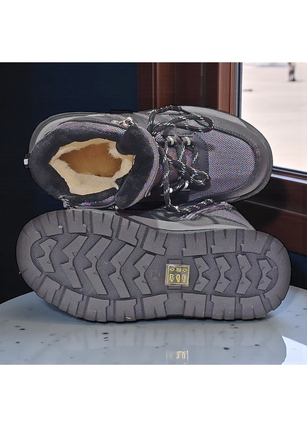 Підліткові зимові дутики на овчині для хлопця,термочеревики на овчині для хлопця,зимові черевики для підлітка Tom.M (369188475)