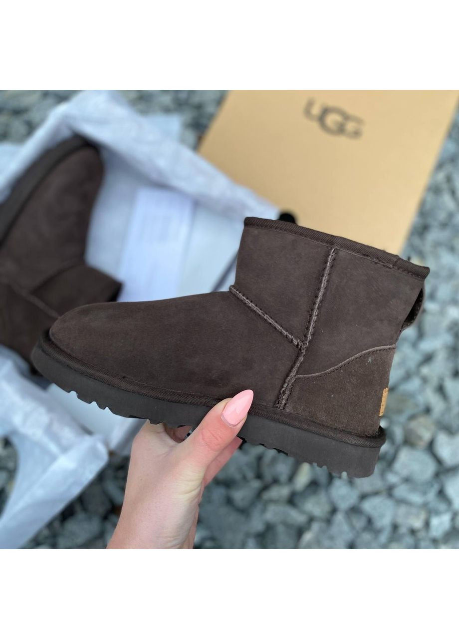 Женские Угги UGG Classic Mini II (Замша) (366197107)