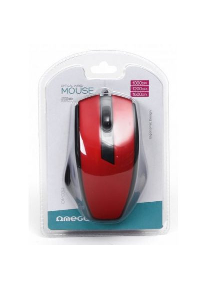 Мышка (OM08R) Omega OM-08 USB Red (366651642)