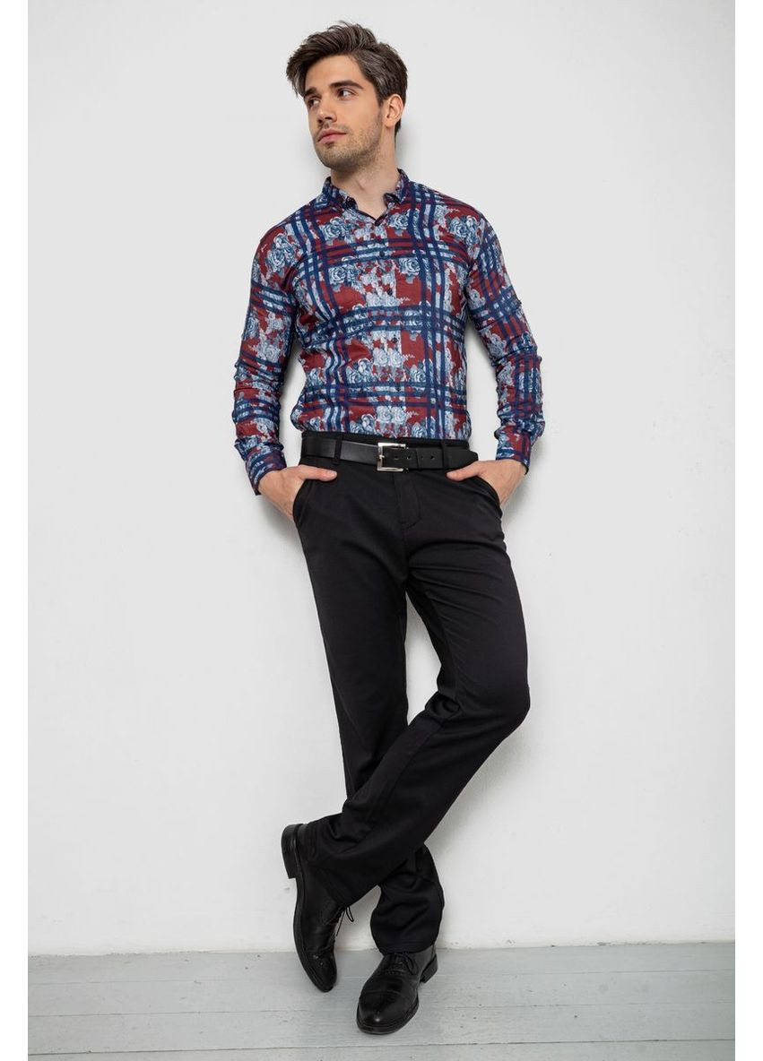 Бордовая рубашка Sport Line