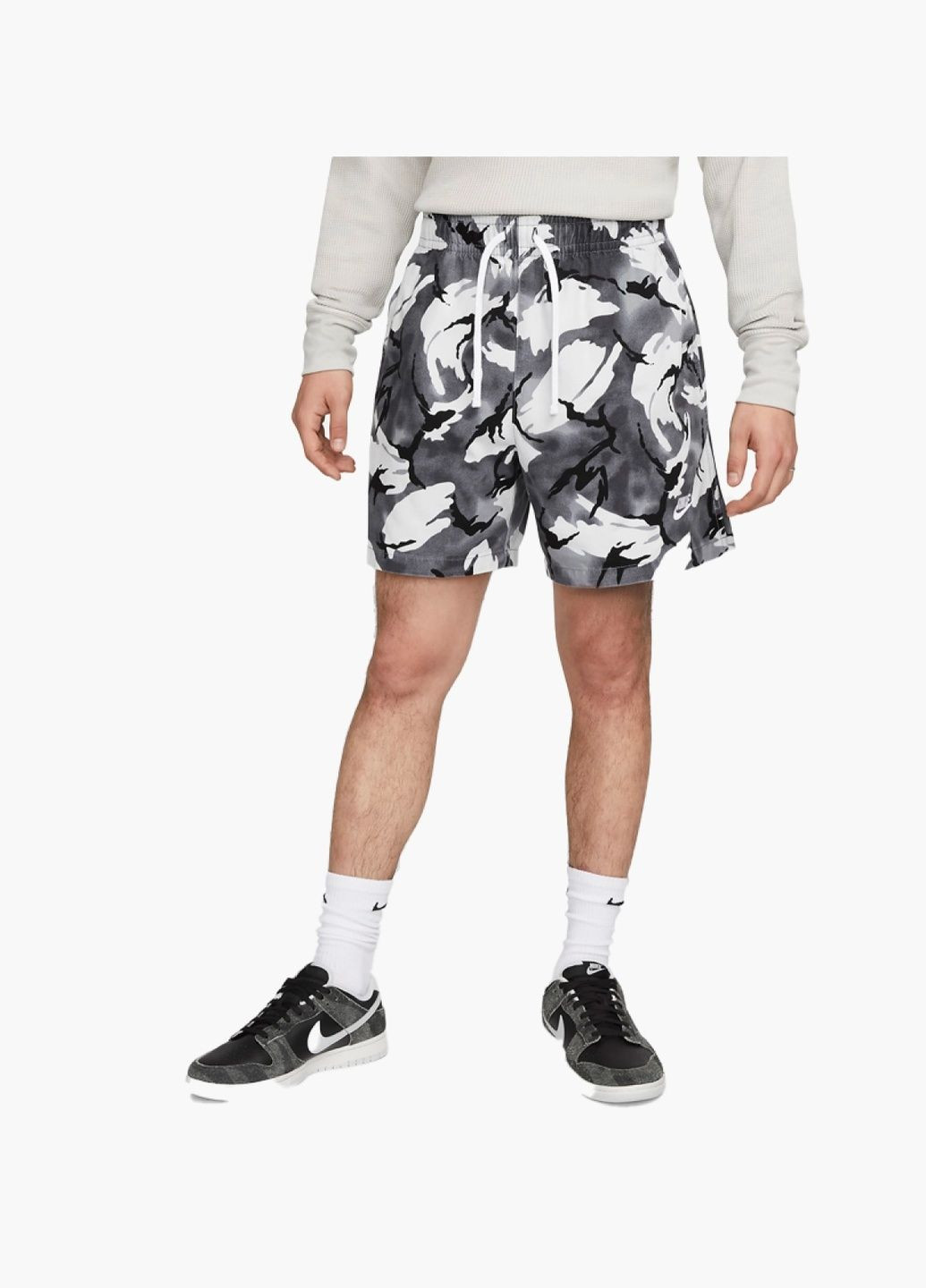 Шорти чоловічі Club Fleece MenS Woven Flow Shorts Grey DX0737-065 Nike (326783220)